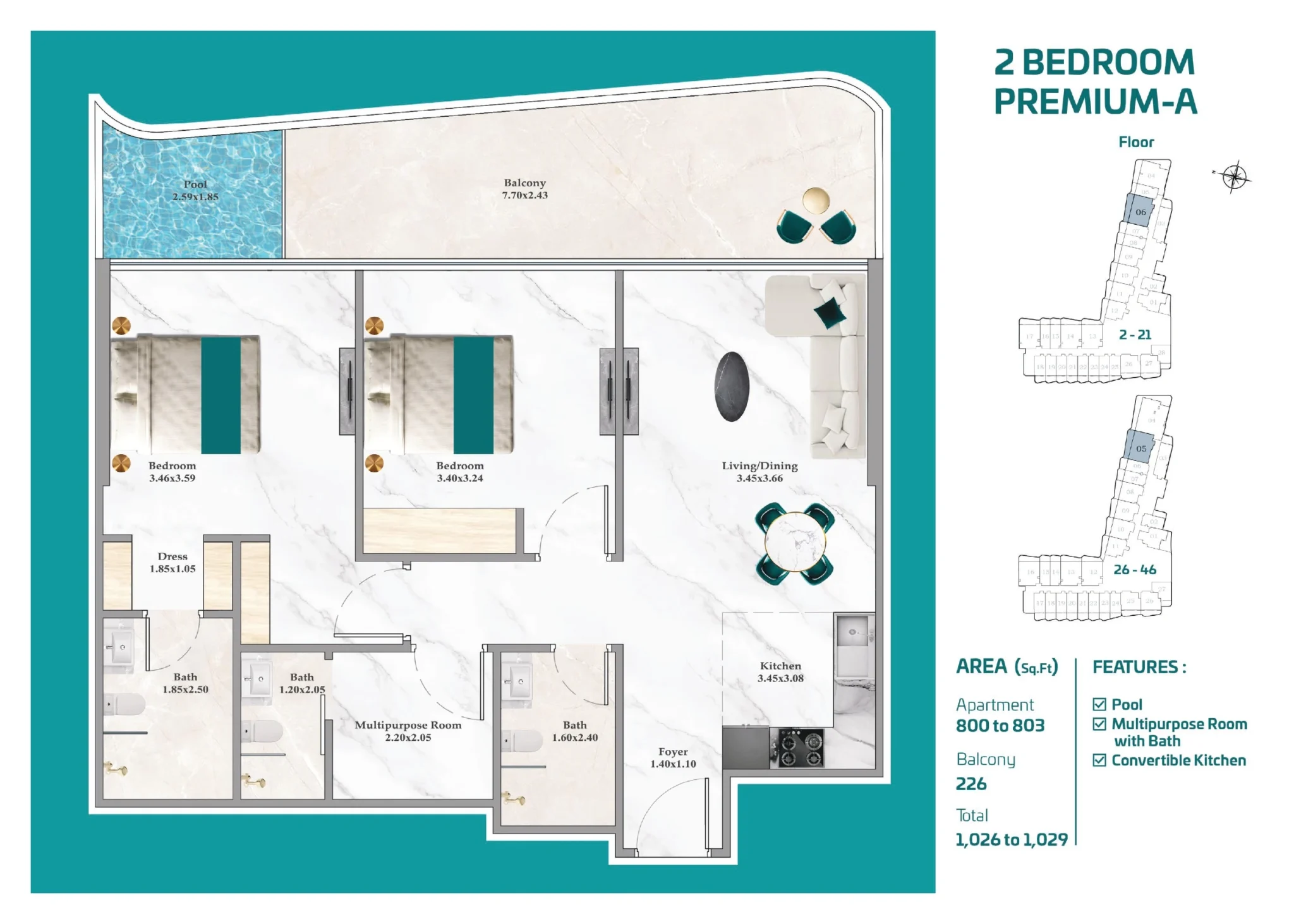 Two bedroom